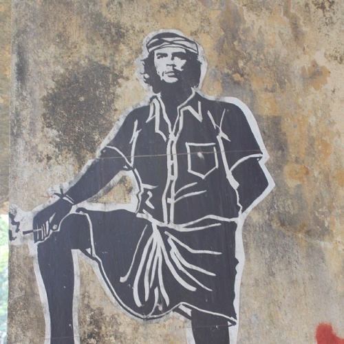 Kerala’s Che wears a mundu.
