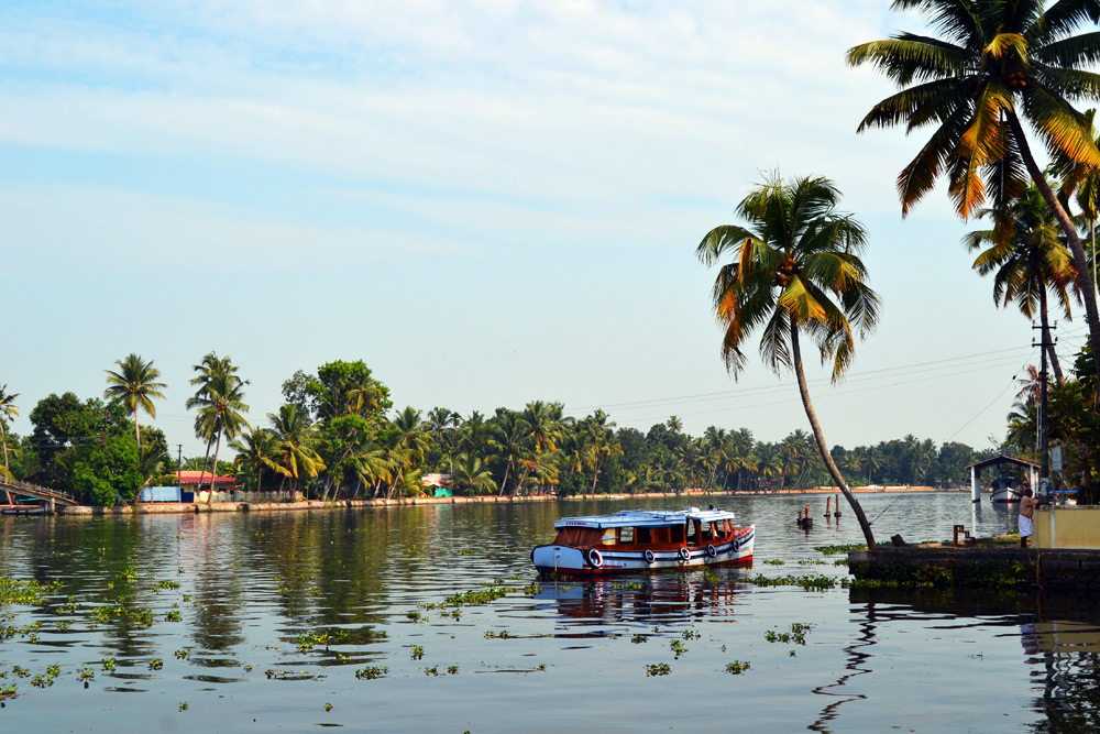 The backwaters of Kerala - here is somehow a little time stood still