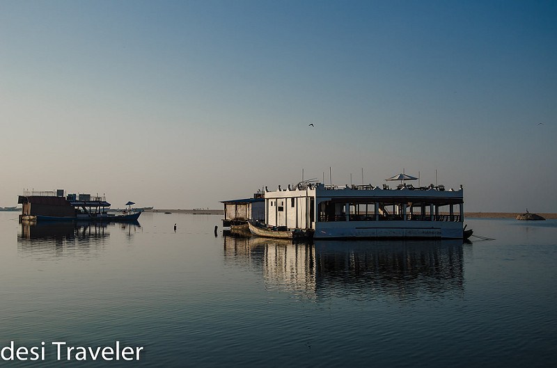 A Restaurant inside the Estuary in Poovar